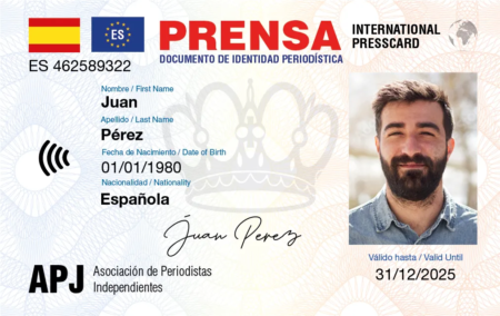 carnet de prensa